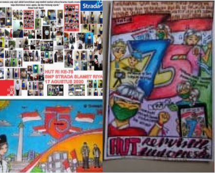 Peringatan HUT RI ke-75 SMP Strada Slamet Riyadi