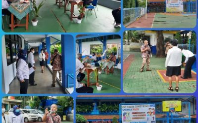 Visitasi Tim Adiwiyata Kota Tangerang di SMP Strada Slamet Riyadi