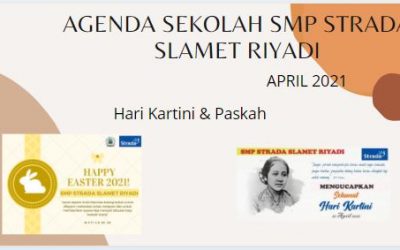 Agenda April 2021 SMP Strada Slamet Riyadi